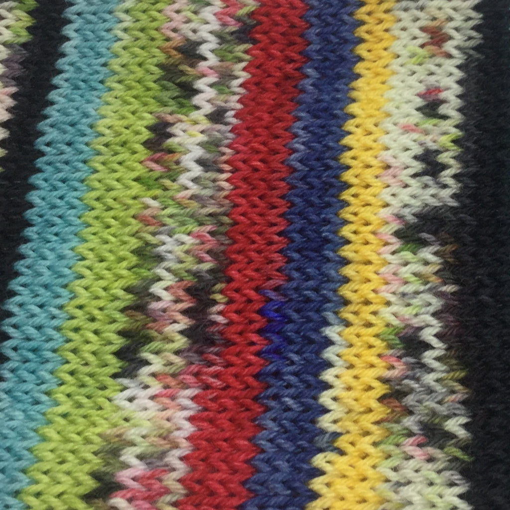 A ZomBody Worth Fighting For Eight Stripe Self Striping Yarn