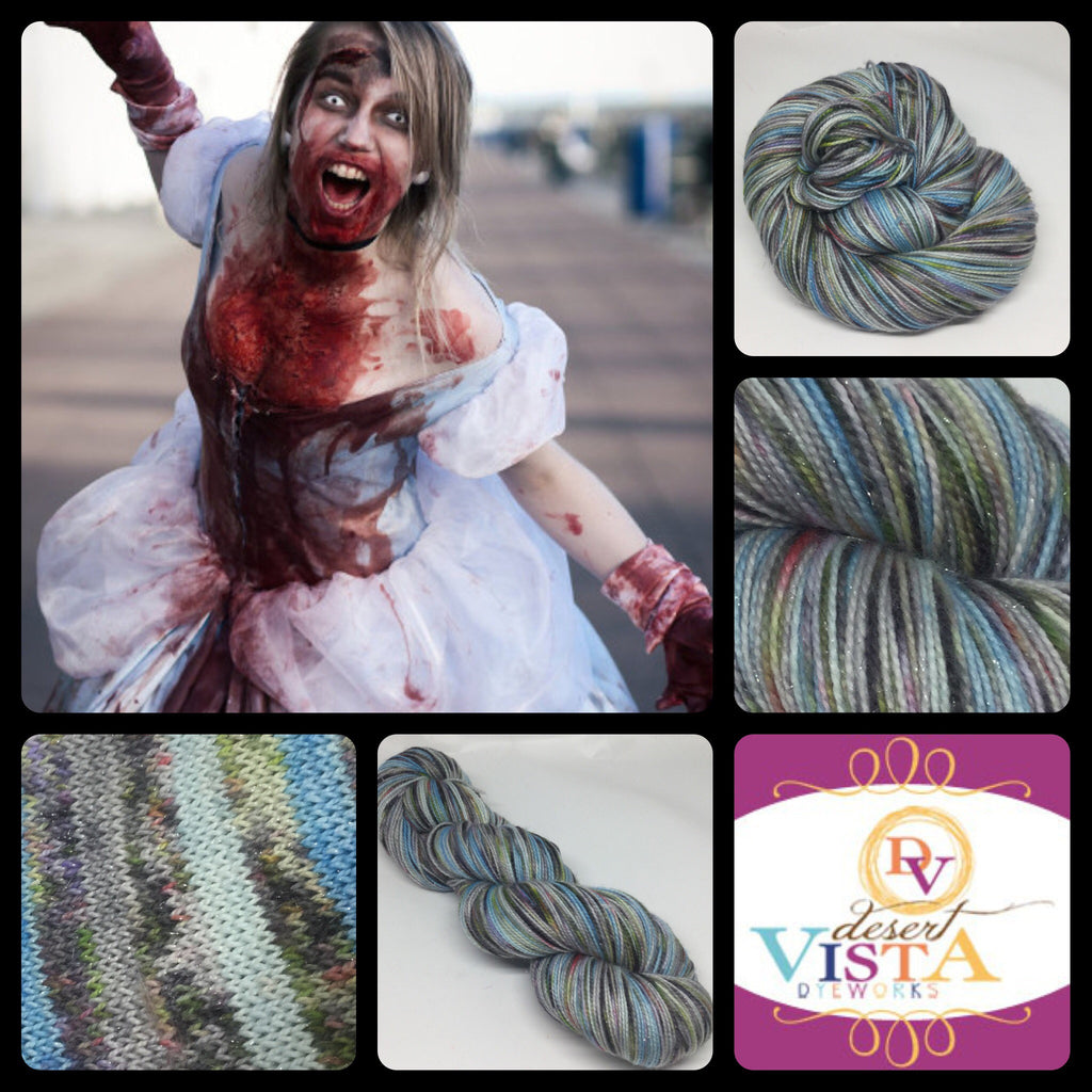 CinderZomBody Six Stripe Self Striping Yarn