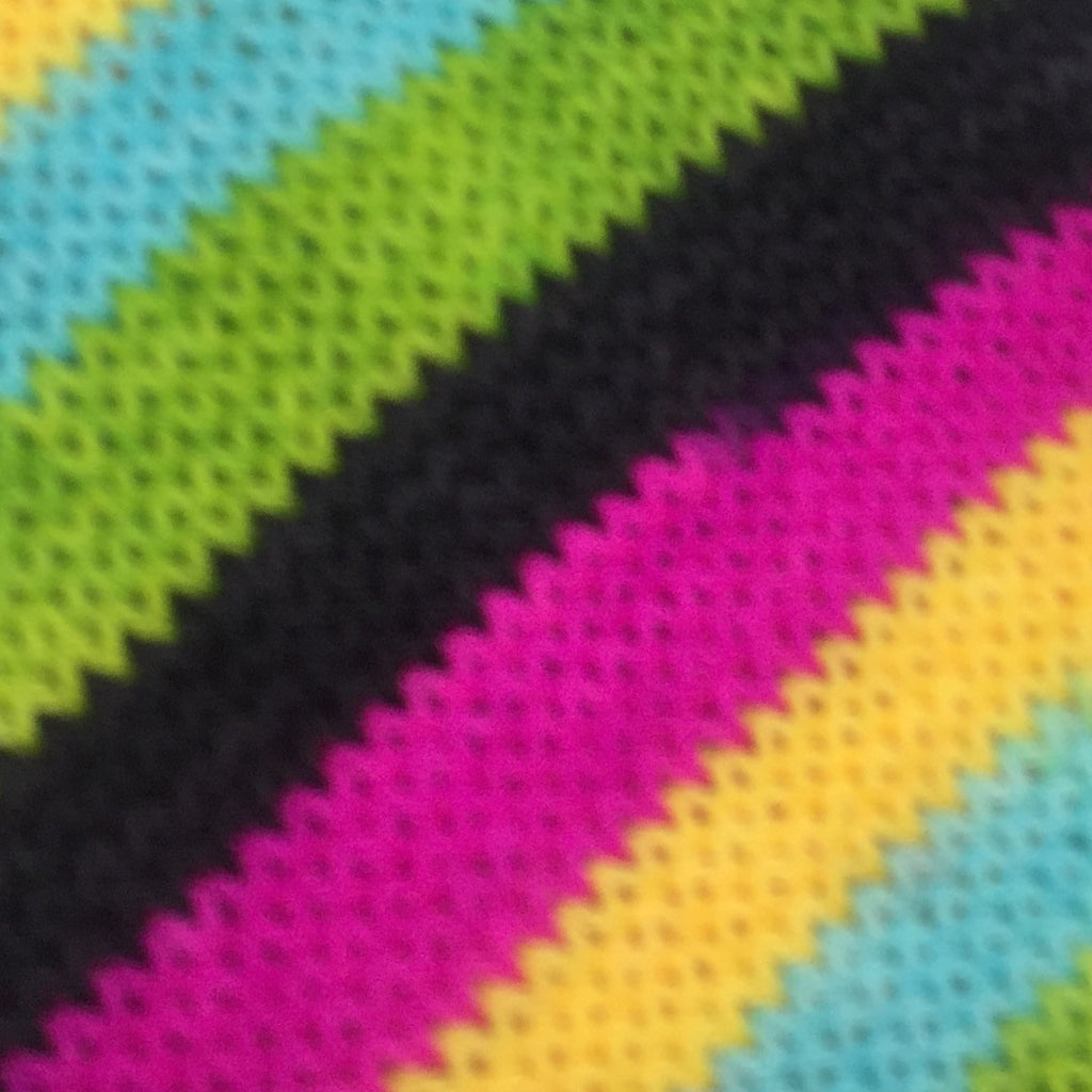 Neon Skull Five Stripe Self Striping Yarn