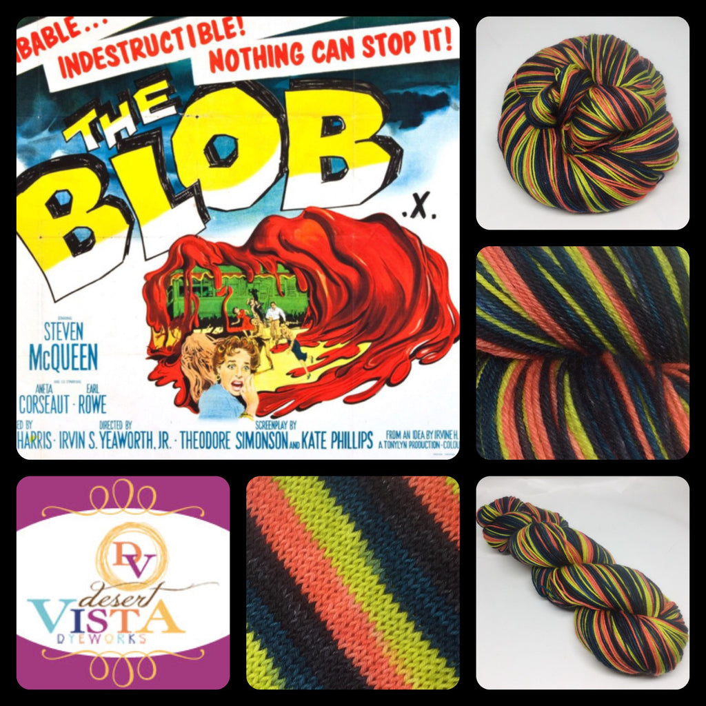 The Blob Four Stripe Self Striping Yarn
