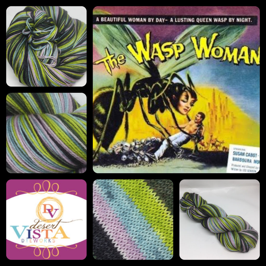 The Wasp Woman Five Stripe Self Striping Yarn