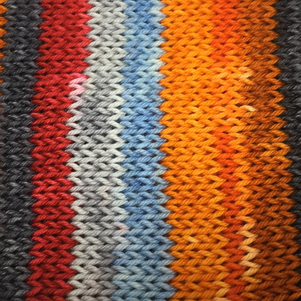 Glory Seven Stripe Self Striping Sock Yarn