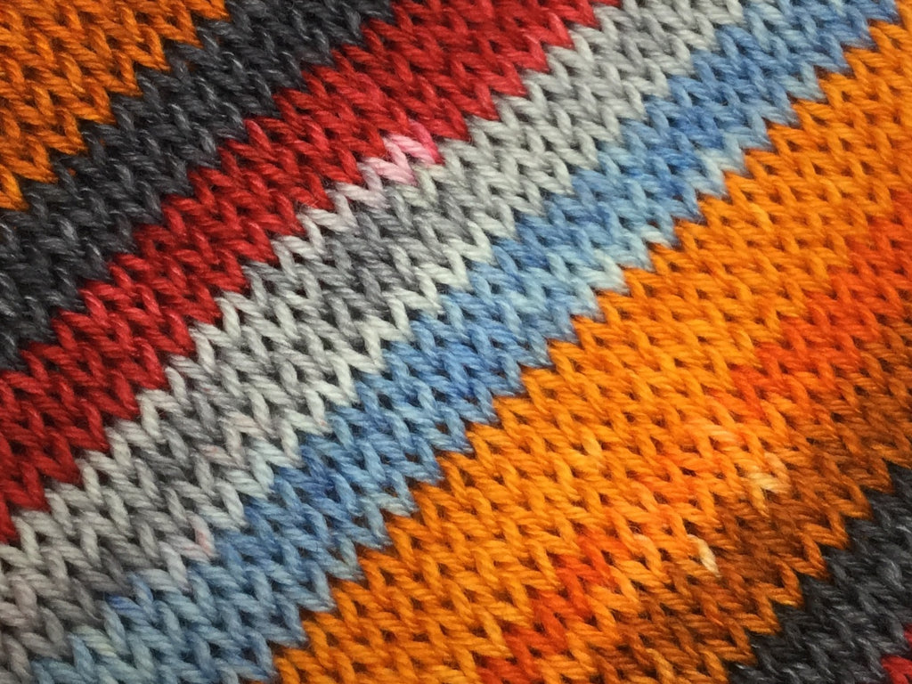 Glory Seven Stripe Self Striping Sock Yarn