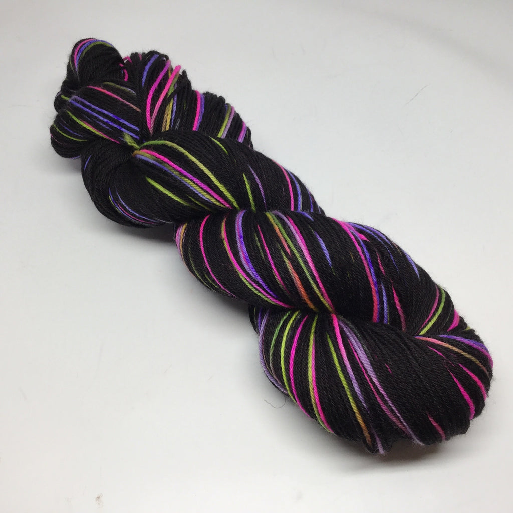 Colors of the Dark Two Stripe Self Striping Yarn