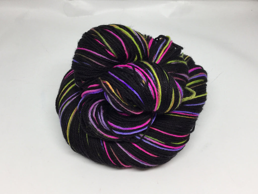 Colors of the Dark Two Stripe Self Striping Yarn