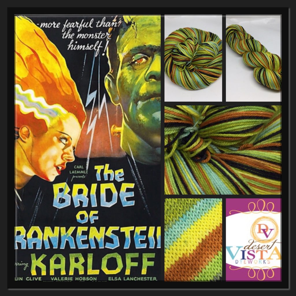 Bride of Frankenstein Six Stripe Self Striping Yarn