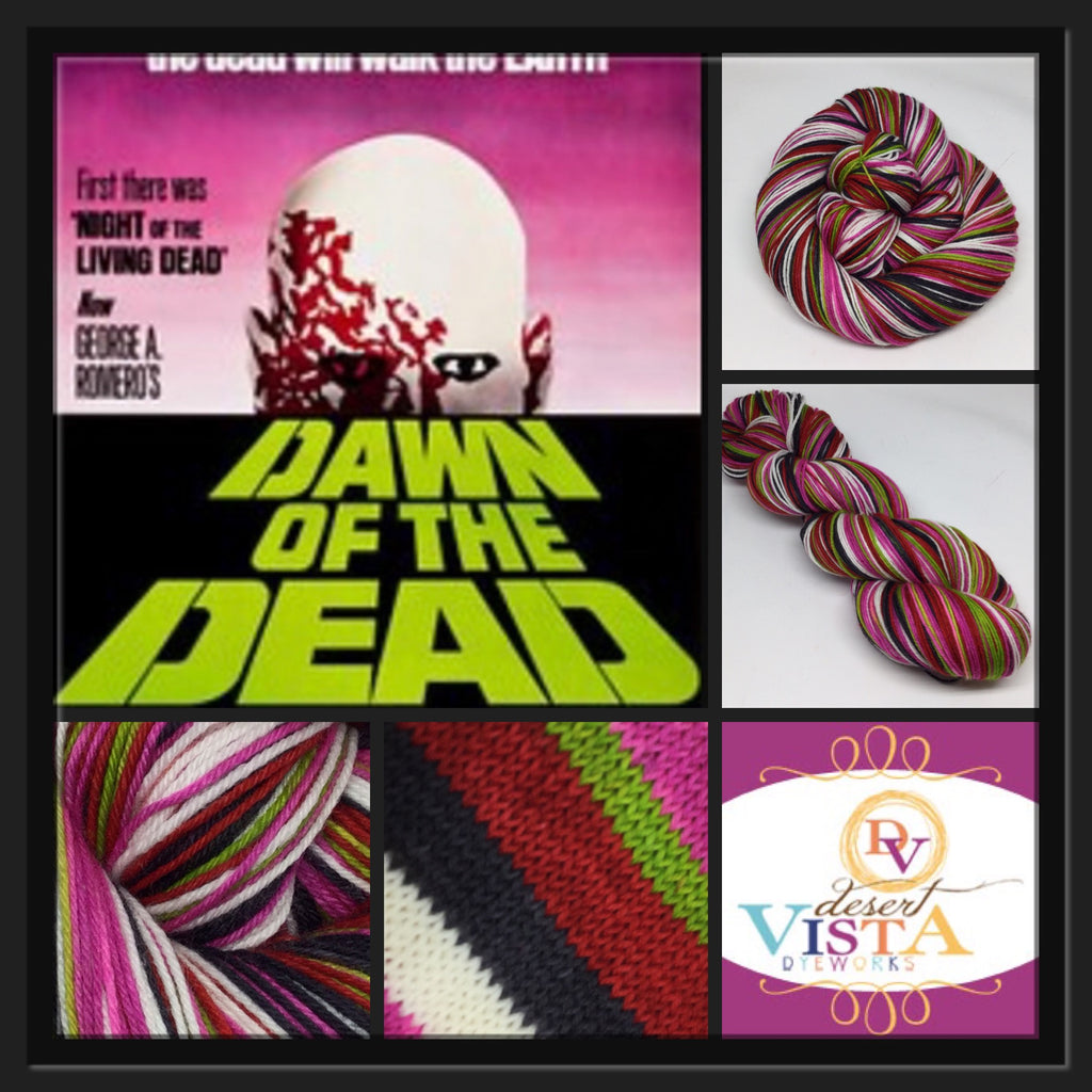 Dawn of the Dead Five Stripe Self Striping Yarn