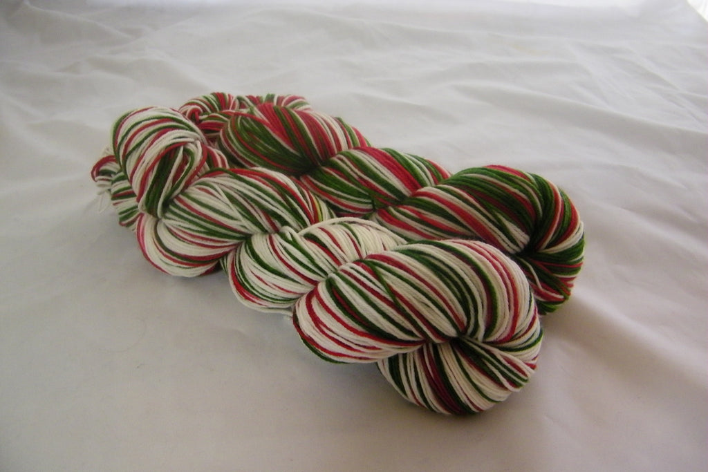 Holiday Stripe Self Striping Yarn - Half Skeins