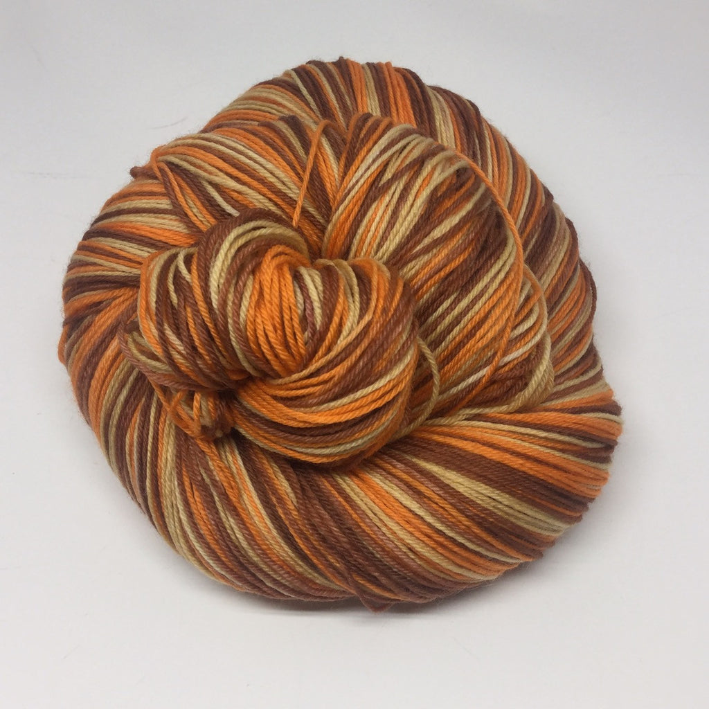 Pumpkin Pie Three Stripe Self Striping Yarn