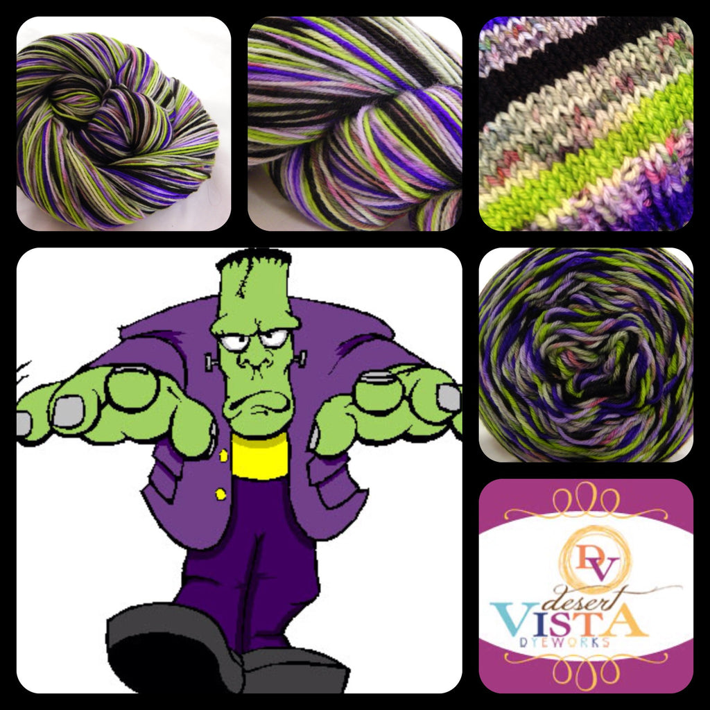 FrankenZombody Six Stripe Self Striping Yarn