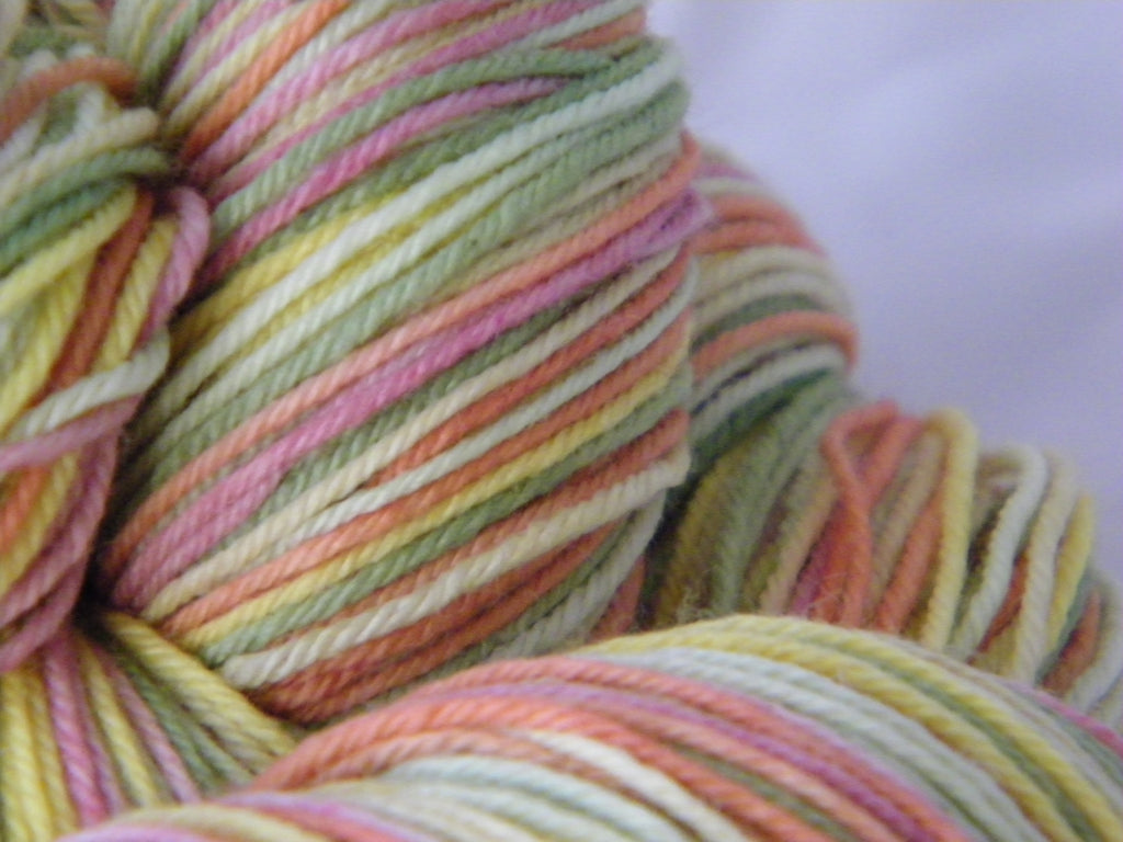 Walking on Sunshine Six Stripe Self Striping Yarn