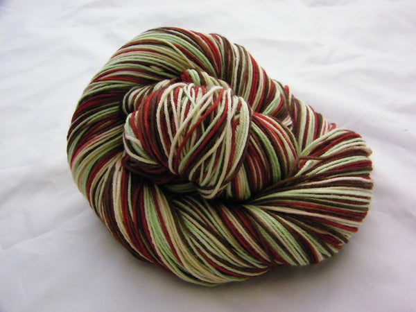 Mint Cocoa Quilt Four Stripe Self Striping Yarn