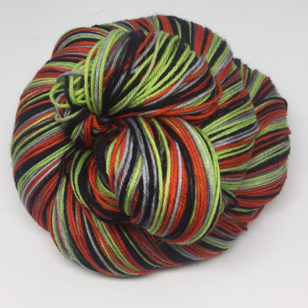 Scaredy Cat Four Stripe Self Striping Yarn