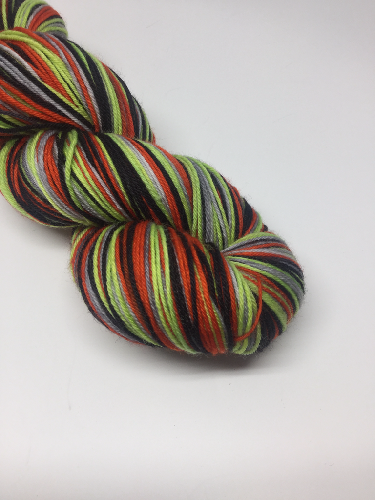 Scaredy Cat Four Stripe Self Striping Yarn