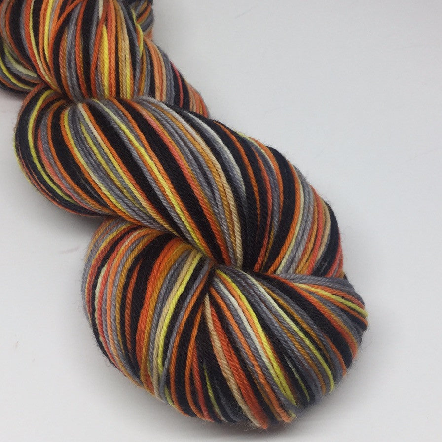 Halloween Moon Four Stripe Self Striping Yarn