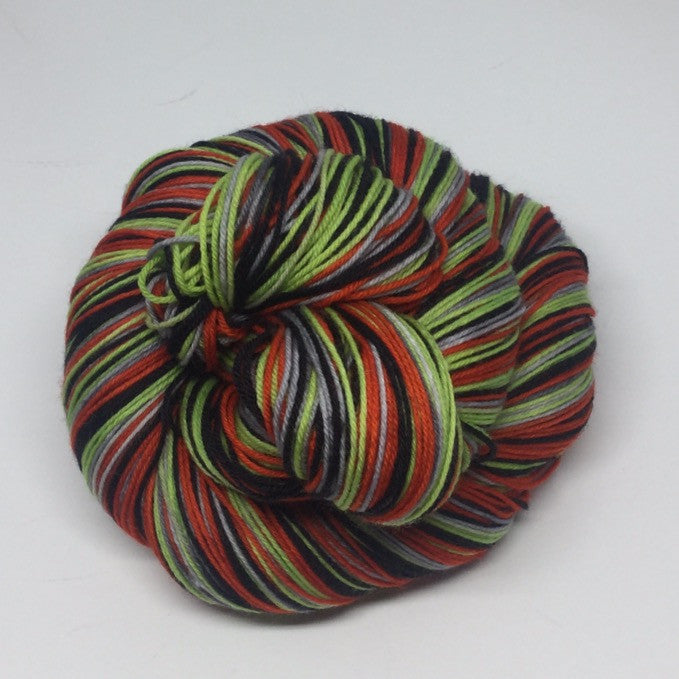 Scaredy Cat Four Stripe Self Striping Yarn