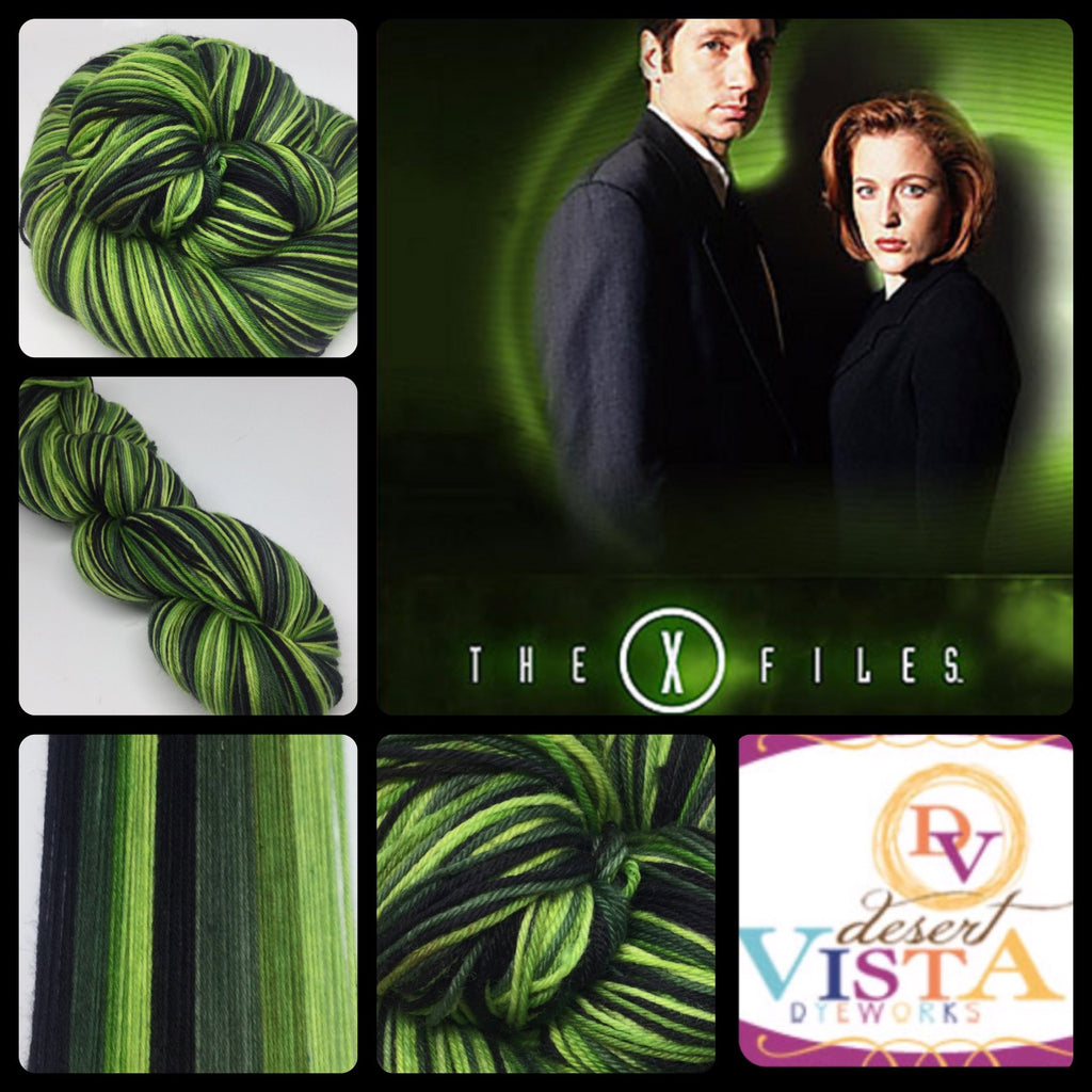 X Files Eight Stripe Self Striping Yarn