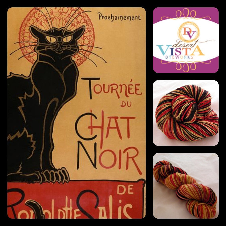 Tournee du Chat Three Stripe Self Striping Yarn