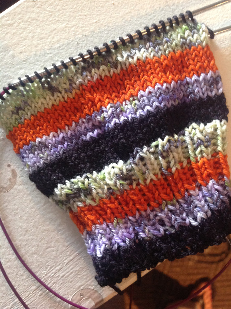 ZomBody Says Boo! Four Stripe Self Striping Yarn