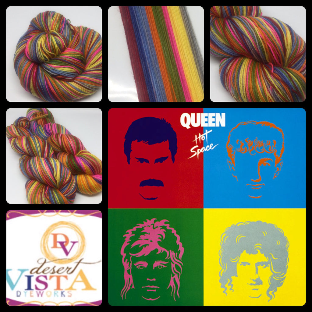 Hot Space Eight Stripe Self Striping Yarn