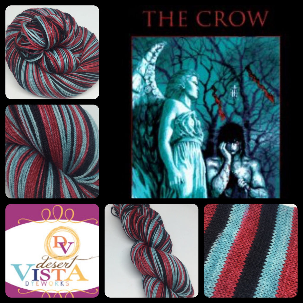 The Crow Three Stripe Self Striping Yarn