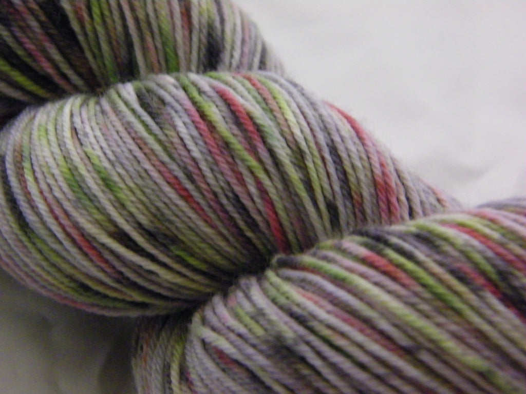 Dry Bones Grey ZomBody Decomp Semi Solid Sock Yarn