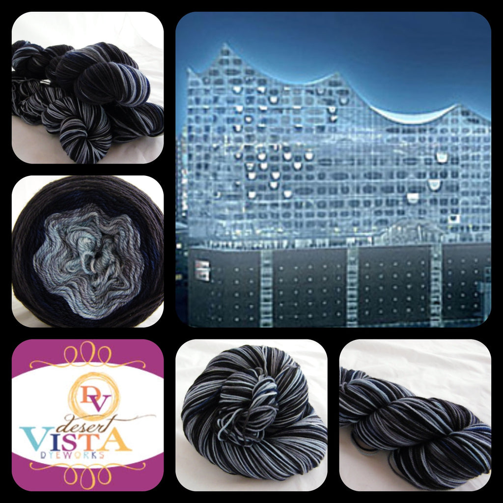 Hamburg Philharmonic Six Stripe Self Striping Yarn