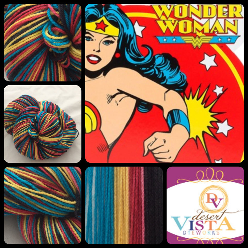Wonder Woman Four Stripe Self Striping Yarn
