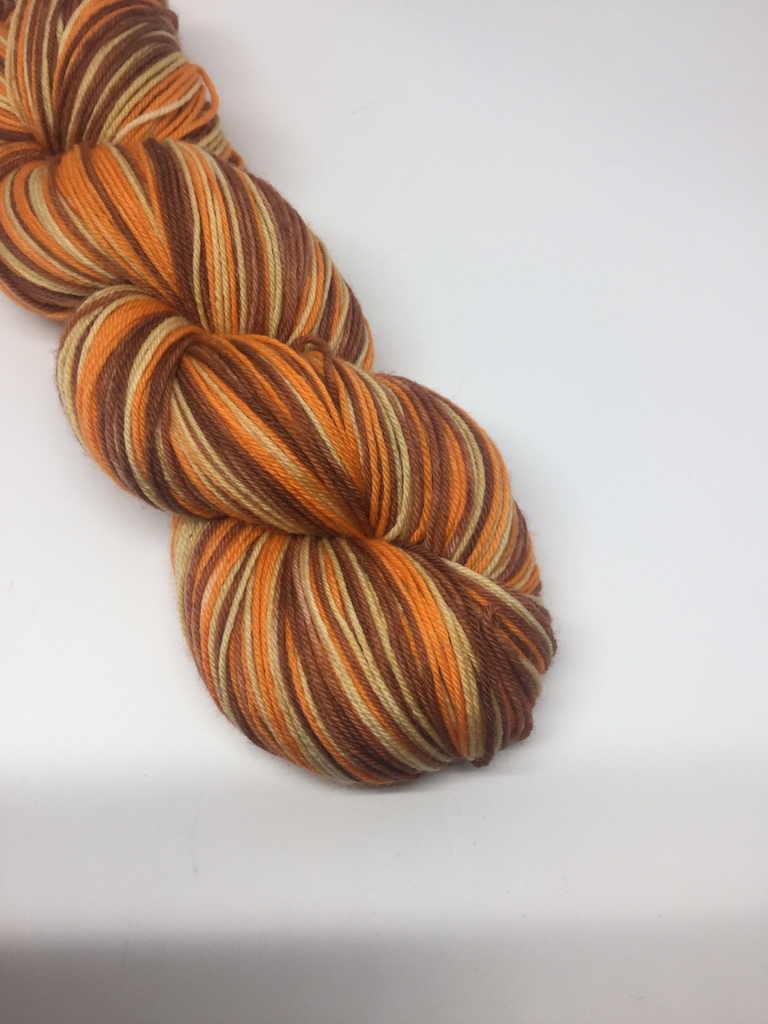 Pumpkin Pie Three Stripe Self Striping Yarn