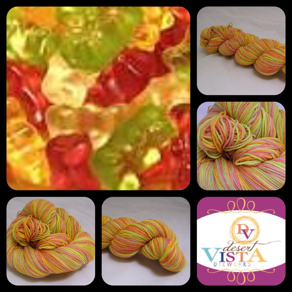 Gummi Bears Four Stripe Self Striping Yarn
