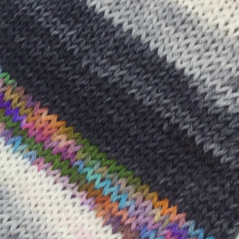 National Emo Day Five Stripe Self Striping Yarn