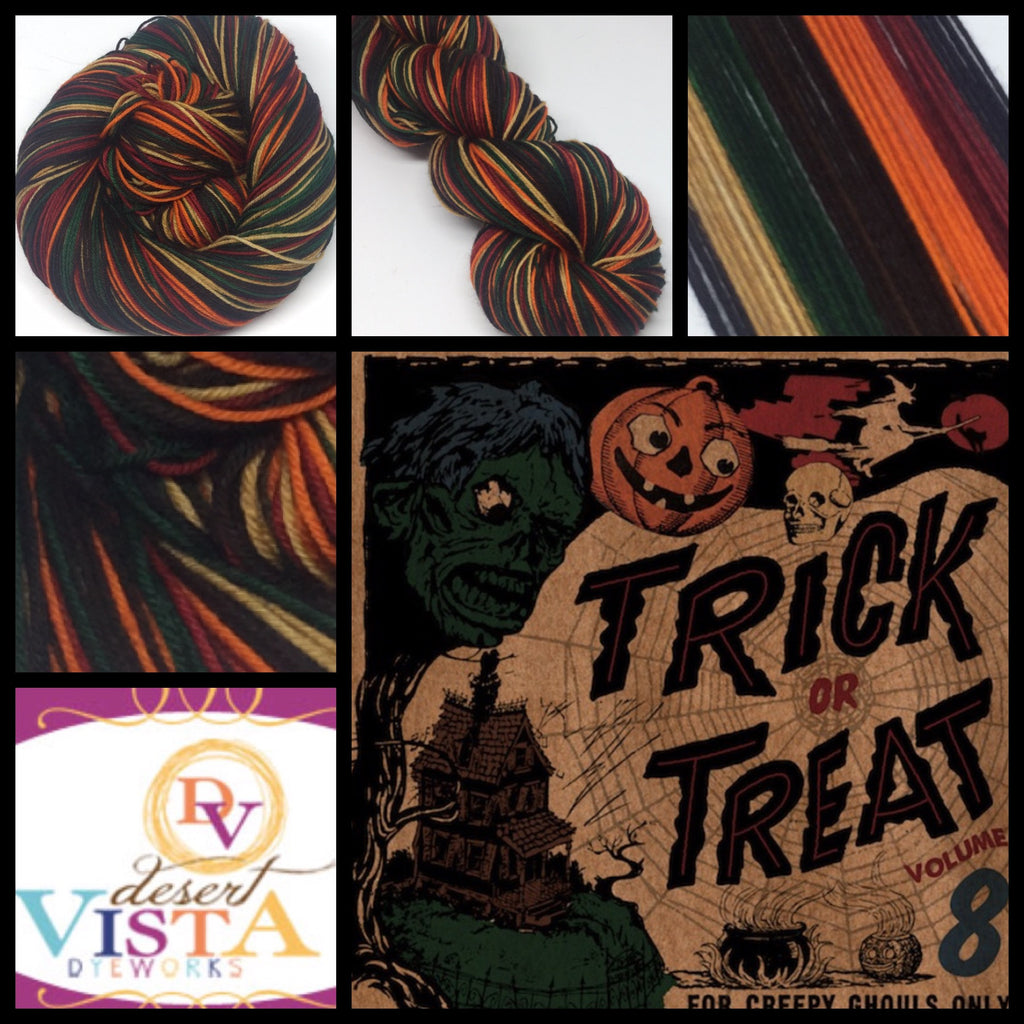 Trick or Treat Six Stripe Self Striping Yarn