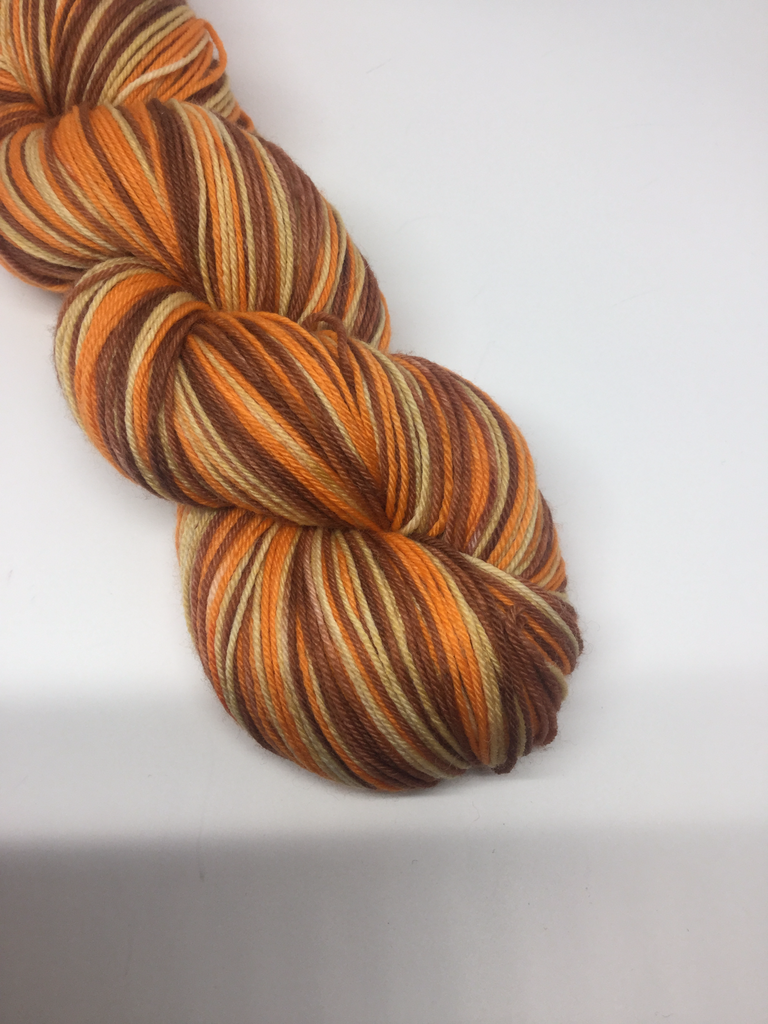 Pumpkin Pie Three Stripe Self Striping Yarn