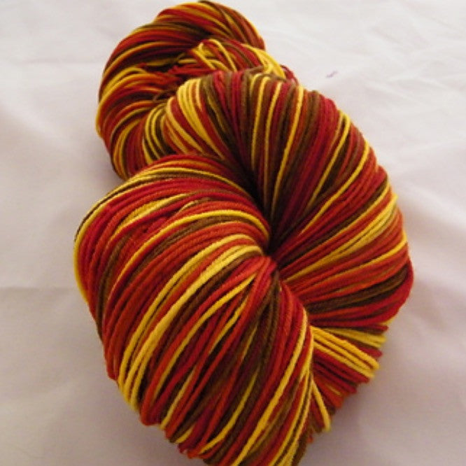 Grade School Turkey Four Stripe Self Striping Sock Yarn
