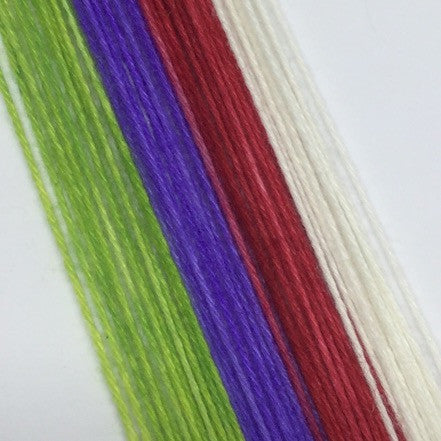 Woody and Buzz Half Skeins Four Stripe Self Striping Yarn