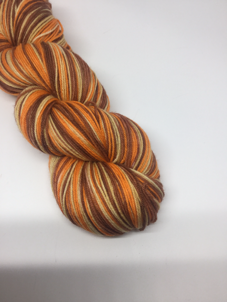 Pumpkin Pie Three Stripe Self Striping Yarn