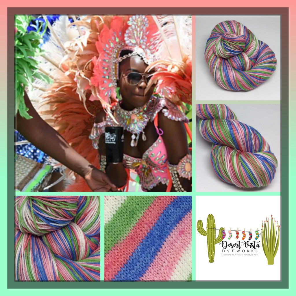 Junkanoo Five Stripe Self Striping Yarn