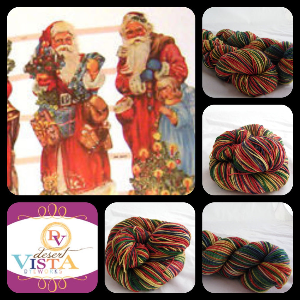 Father Christmas Variegated Yarn