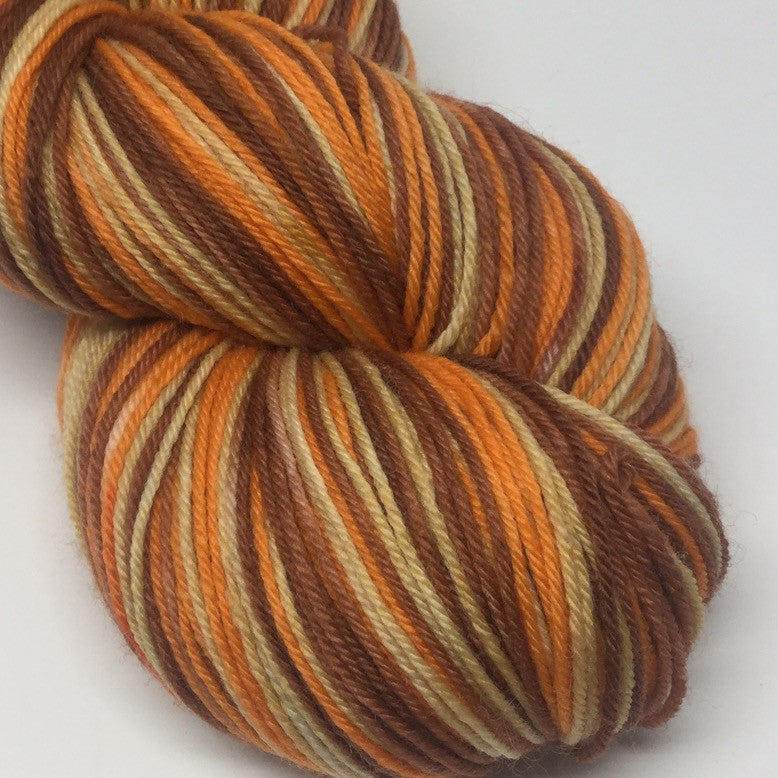 Pumpkin Pie Three Stripe Self Striping Yarn