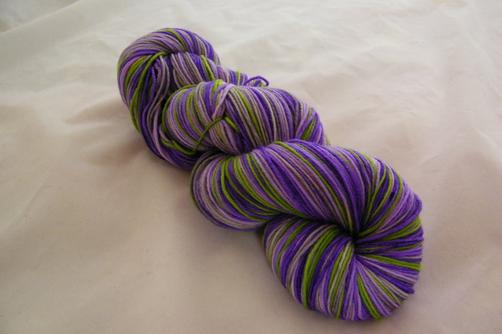 Lavender of Provence Four Stripe Self Striping Yarn